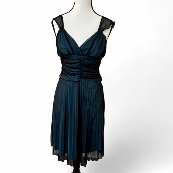 y2k 2000's Dark Fairy La Belle Mesh Overlay Dress medium - Picture 2 of 8